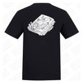Mushroom Study | Regular Fit Black T-Shirt - Wrong Crowd Artist merch
