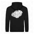 Mushroom Study | Black Hoodie - Wrong Crowd Artist merch