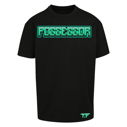 P055E550R Phases | Oversized Black T-Shirt