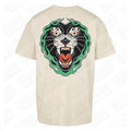Panther | Oversized Sand T-Shirt - Wrong Crowd Artist merch