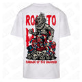 Road to Hell | Oversized White T-Shirt