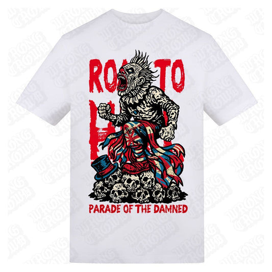 Road to Hell  | Regular Fit White T-Shirt