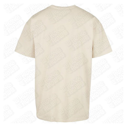 Russian Doll | Oversized Sand T-Shirt - Wrong Crowd Artist merch