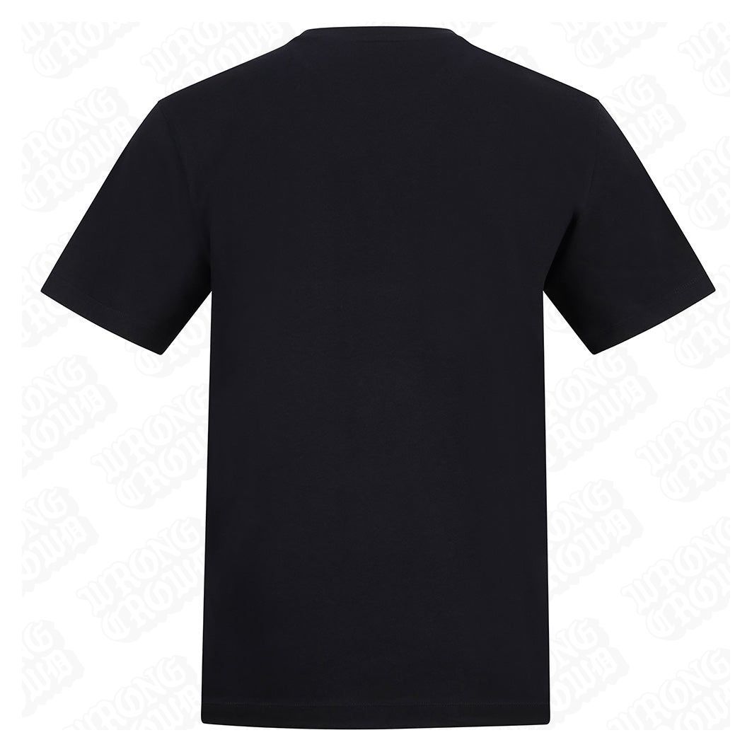 Rylan Logo | Regular Fit Black T-Shirt - Wrong Crowd Artist merch