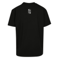 Samurai Raptor | Oversized Black T-Shirt