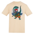 Samurai Raptor | Regular Fit Sand T-Shirt
