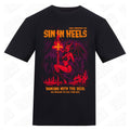 Sin In Heels  | Regular Fit Black T-Shirt