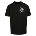 Skull Flail | Oversized Black T-Shirt - Wrong Crowd Artist merch