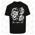 Skull Flash | Oversized Black T-Shirt - Wrong Crowd Artist merch
