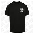 Skull Flash | Oversized Black T-Shirt - Wrong Crowd Artist merch