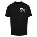 Skull Plant | Oversized Black T-Shirt - Wrong Crowd Artist merch