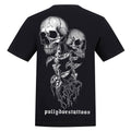 Skull Plant | Regular Fit Black T-Shirt - Wrong Crowd Artist merch