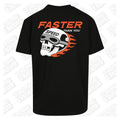 Speed Skull | Oversized Black T-Shirt - Wrong Crowd Artist merch