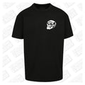 Speed Skull | Oversized Black T-Shirt - Wrong Crowd Artist merch