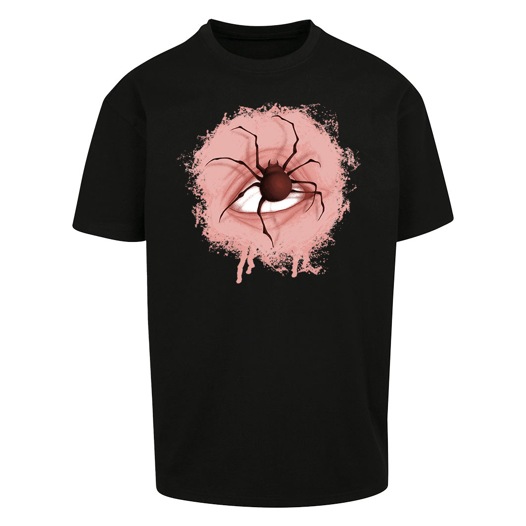Spider Eye | Oversized Black T-Shirt