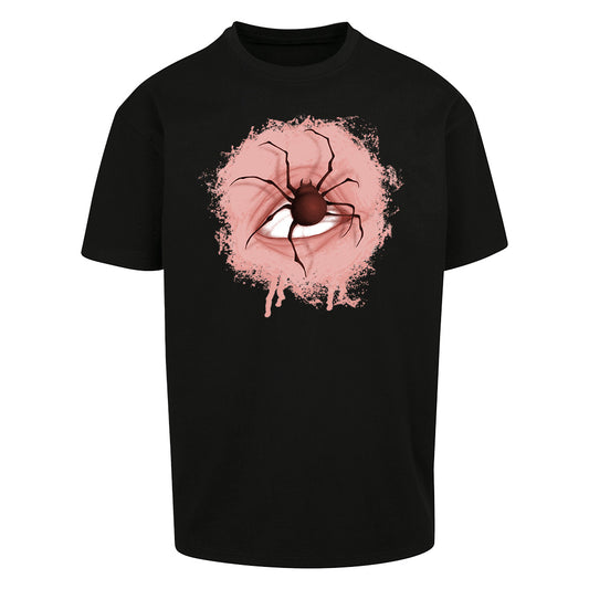 Spider Eye | Oversized Black T-Shirt