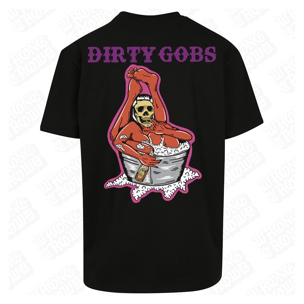 Suddy | Premium Oversized Black Thugger T-Shirt - Wrong Crowd Artist merch