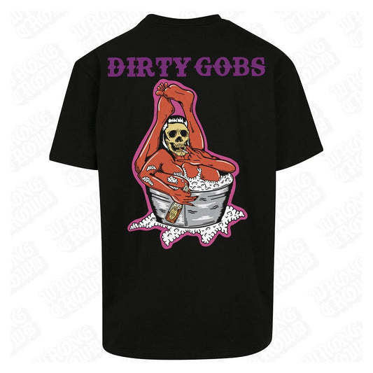 Suddy | Premium Oversized Black Thugger T-Shirt - Wrong Crowd Artist merch