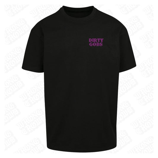 Suddy | Premium Oversized Black Thugger T-Shirt - Wrong Crowd Artist merch