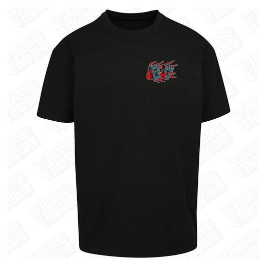 T2 Stepment Day | Oversized Black T-Shirt