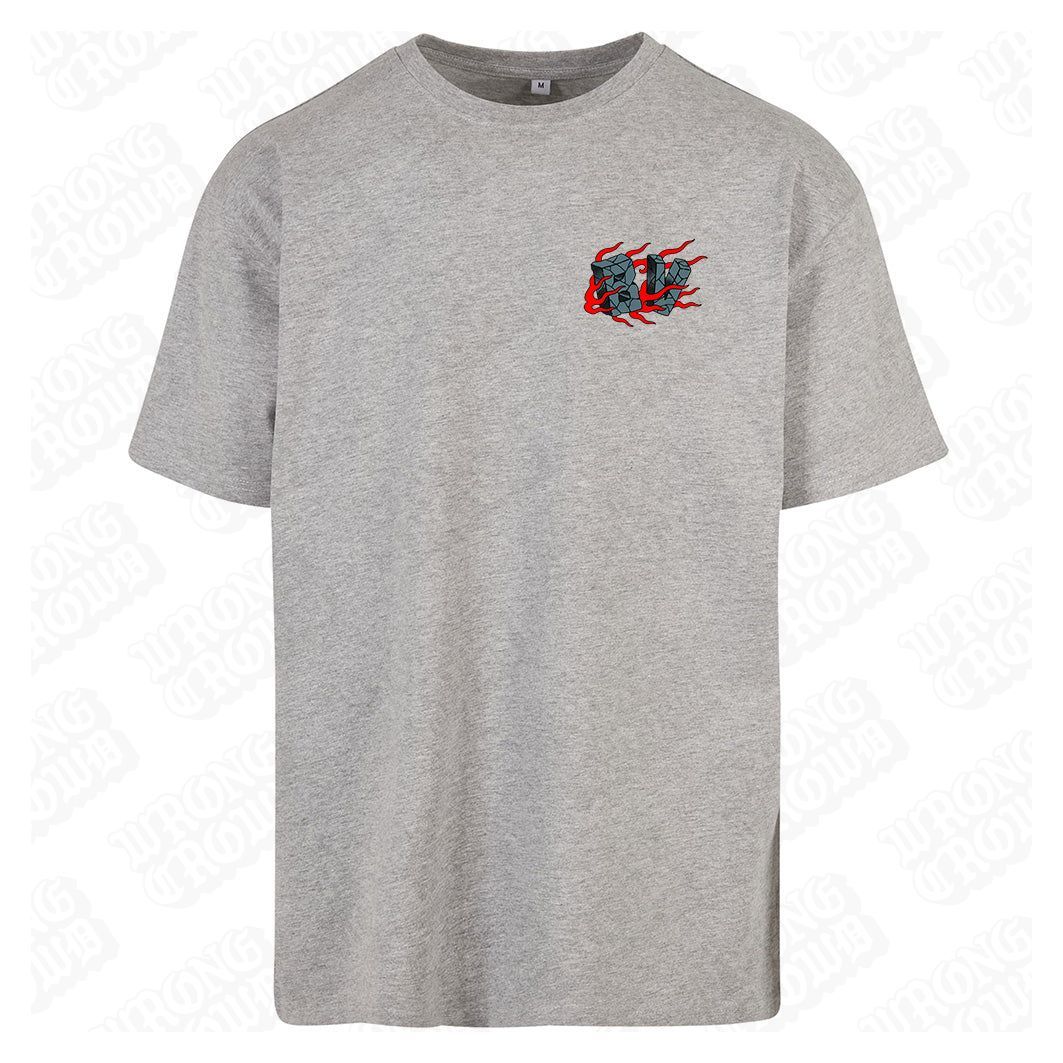 T2 Stepment Day | Oversized Grey T-Shirt