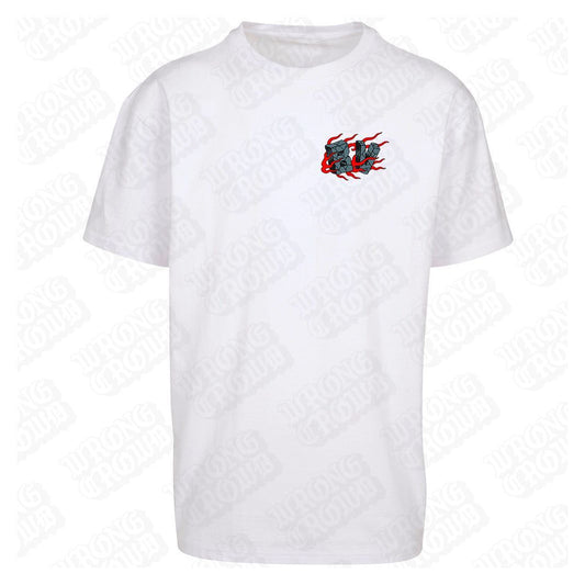 T2 Stepment Day | Oversized White T-Shirt