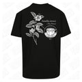 Tea Branch | Oversized Black T-Shirt - Wrong Crowd Artist merch