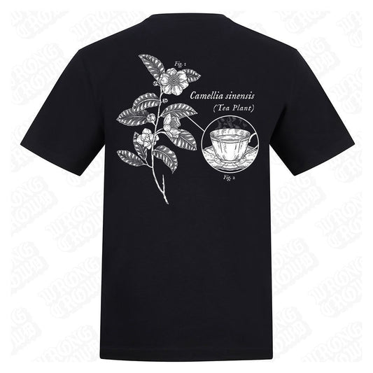 Tea Branch | Regular Fit Black T-Shirt - Wrong Crowd Artist merch