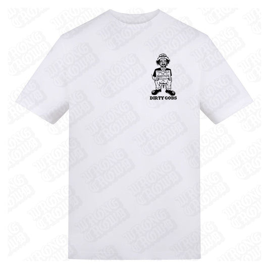 Too Ugly To Prostitute | Regular Fit White T-Shirt - Wrong Crowd Artist merch