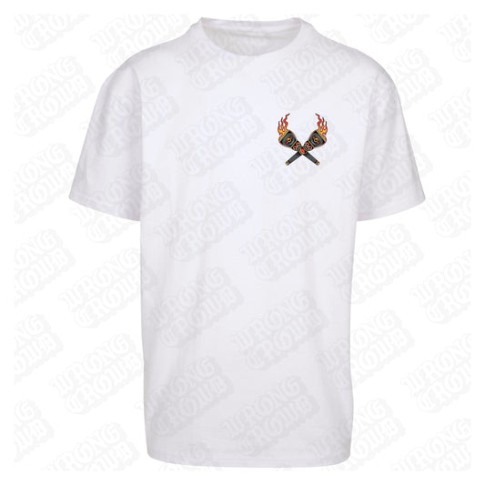Gorilla | Oversized White T-Shirt - Wrong Crowd Artist merch