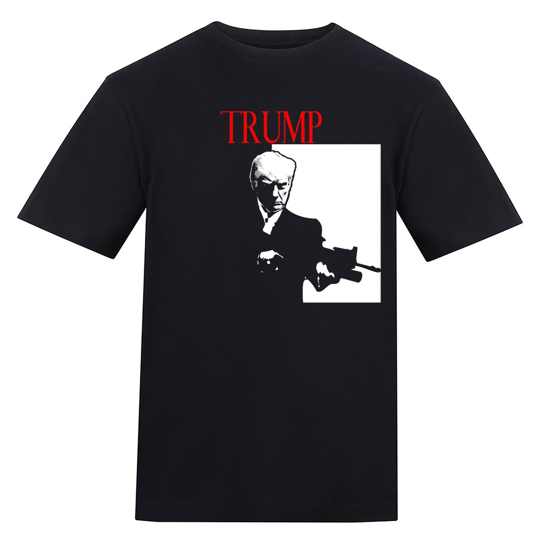 Trump  | Regular Fit Black T-Shirt