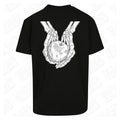 Twilight | Oversized Black T-Shirt - Wrong Crowd Artist merch