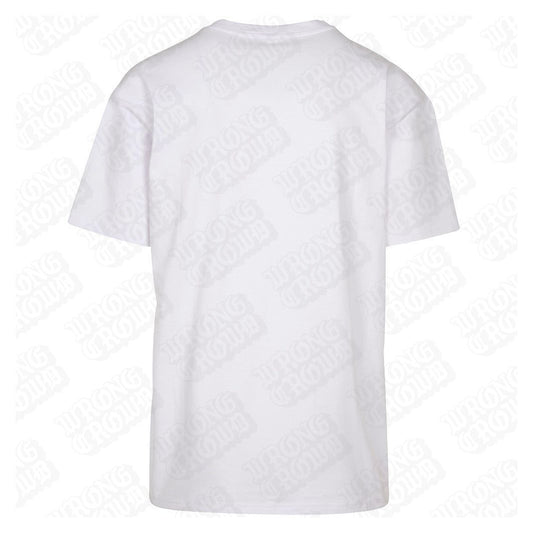 Vintage Anime Girl Pink | Oversized White T-Shirt - Wrong Crowd Artist merch