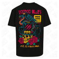 Voodoo Blues | Oversized Black T-Shirt