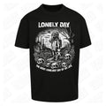 Lonely Day White Edition | Oversized Black T-Shirt