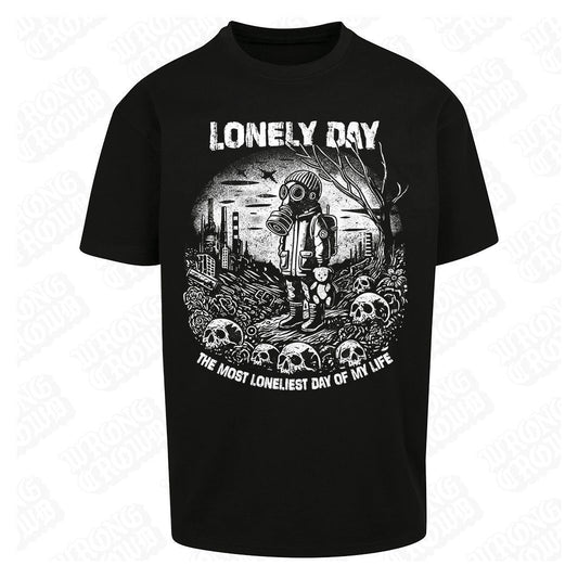 Lonely Day White Edition | Oversized Black T-Shirt