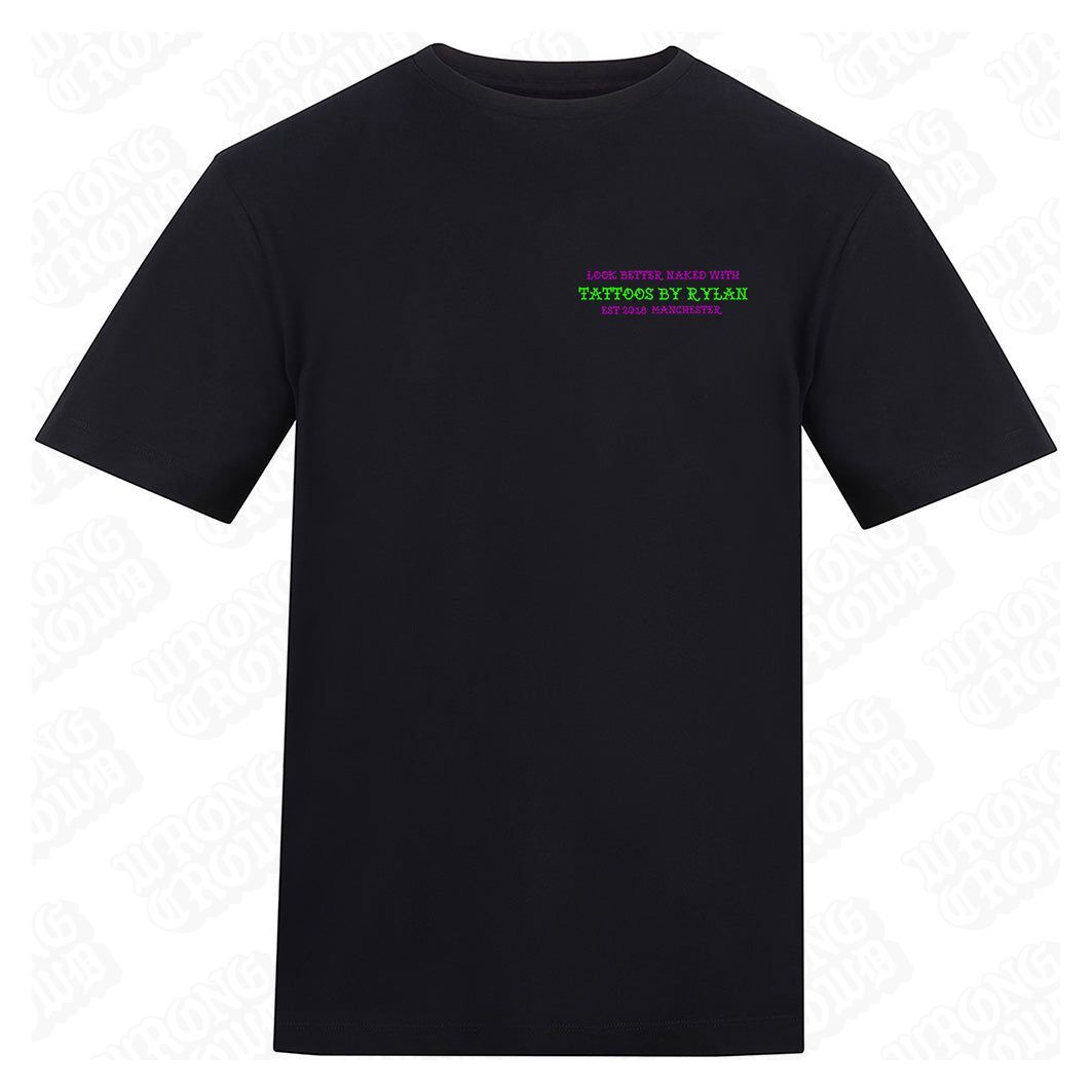 Wizard Dice | Regular Fit Black T-Shirt - Wrong Crowd Artist merch
