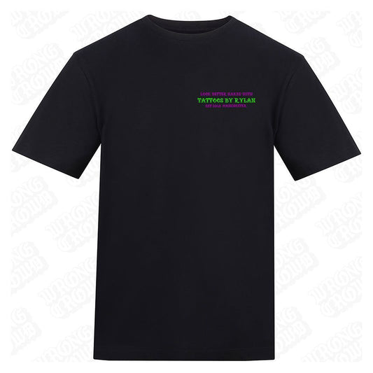 Wizard Dice | Regular Fit Black T-Shirt - Wrong Crowd Artist merch