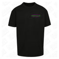 Wizard Lightning | Oversized Black T-Shirt - Wrong Crowd Artist merch
