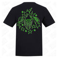 Wizard Lightning | Regular Fit Black T-Shirt - Wrong Crowd Artist merch