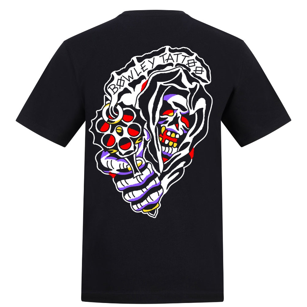 Reaper Colour Black Tee | Black | Duzzer 180gsm Regular Fit T-Shirt