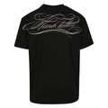 Swirly grey | Black | Oversized T-Shirt