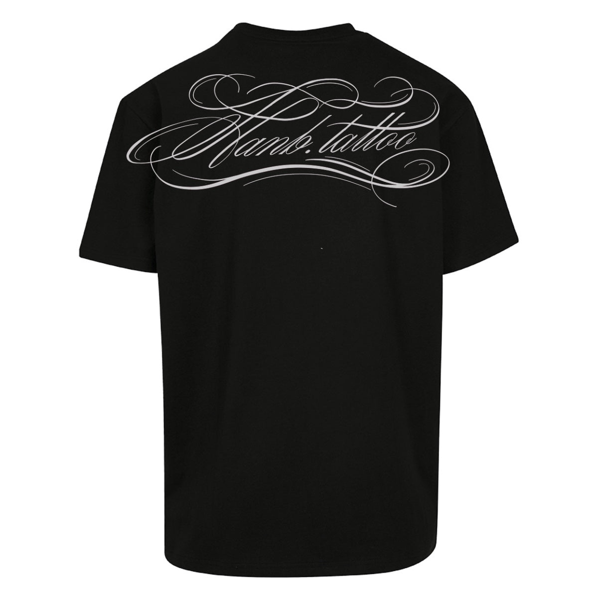Swirly grey | Black | Oversized T-Shirt