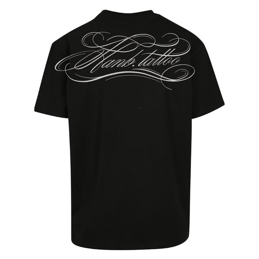Swirly grey | Black | Oversized T-Shirt