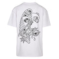 Eye Bird | White | Oversized T-Shirt - Wrong Crowd Artist merch