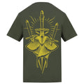 Moth x Knives | Earthy Green | Duzzer 180gsm Regular Fit T-Shirt