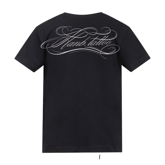 Swirly | Black | Rascal Kids Premium Midweight 180gsm Tee