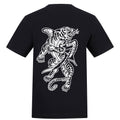 Tigers White Tee | Black | Duzzer 180gsm Regular Fit T-Shirt
