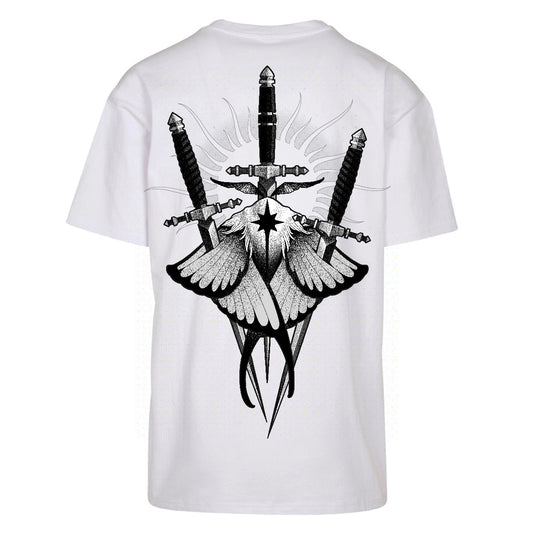 MOTH x DAGGER | White | Oversized T-Shirt