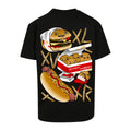 Junk Food/Friends | Black | Dunker 240gsm Oversized T-Shirt